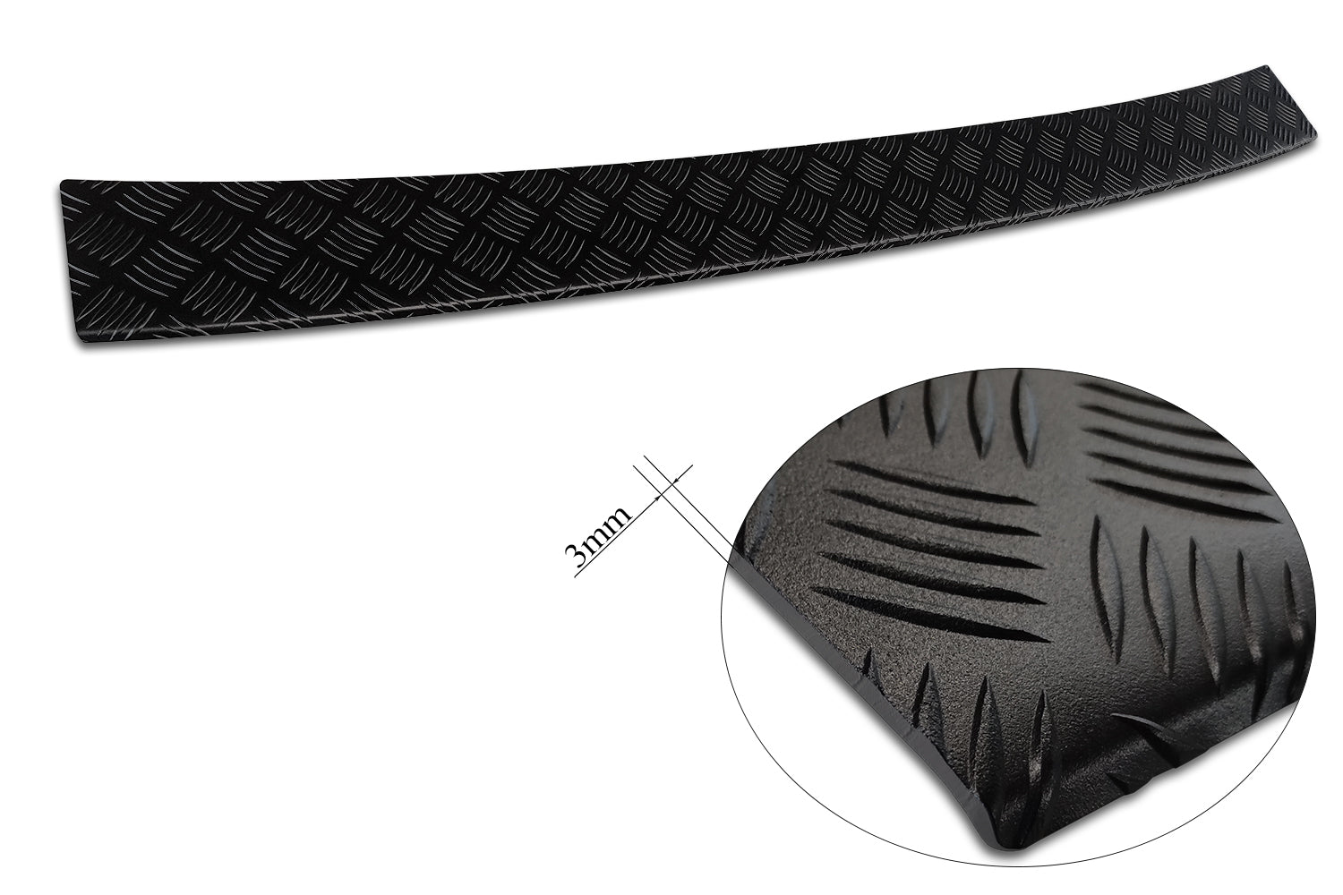 Lastskydd Black Mat Volkswagen Crafter II 2017–2024, facelift 2024+ – Mattsvart
