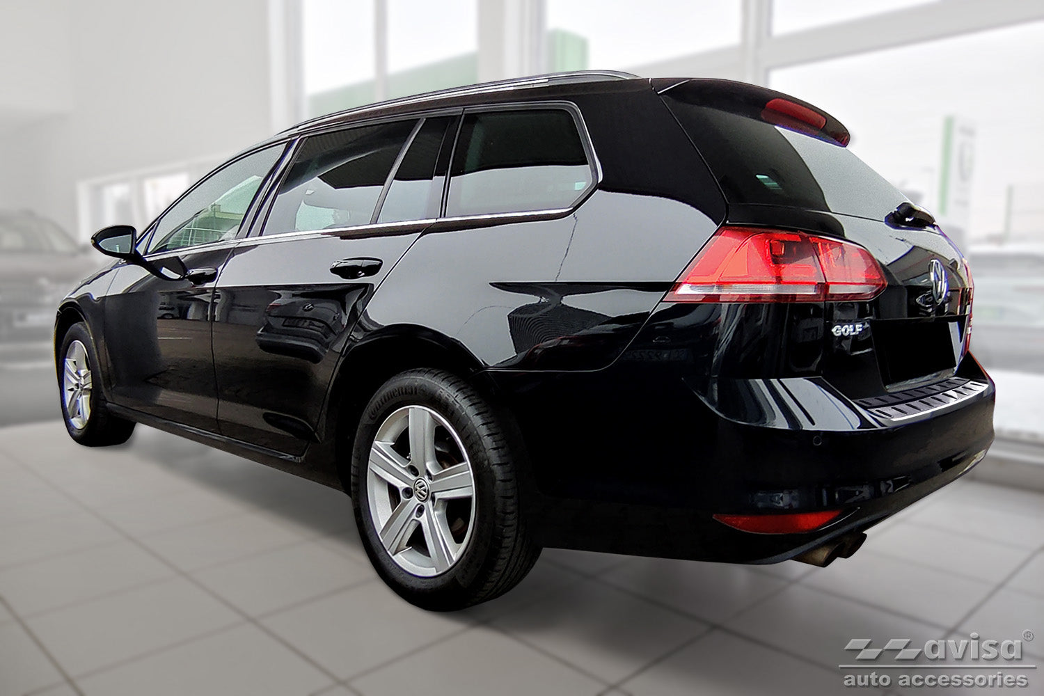 Lastskydd Strong Edition Volkswagen Golf VII Variant/ Alltrack 2012–2016 – Silver – detaljbild 2