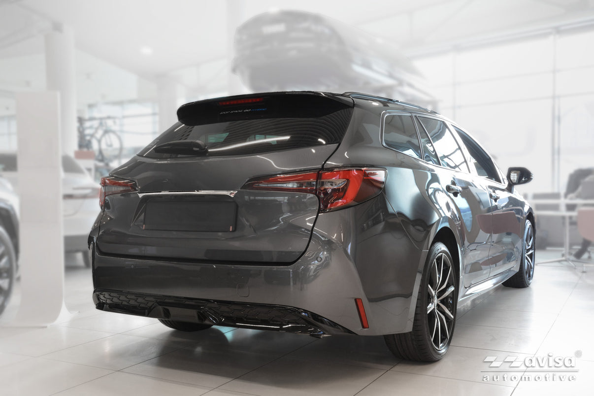 Bakluckelist Toyota Corolla XII Touring Sports 2018+/ GR Sport 2018+ – Spegelpolerat silver (2/38210) – detaljbild 2