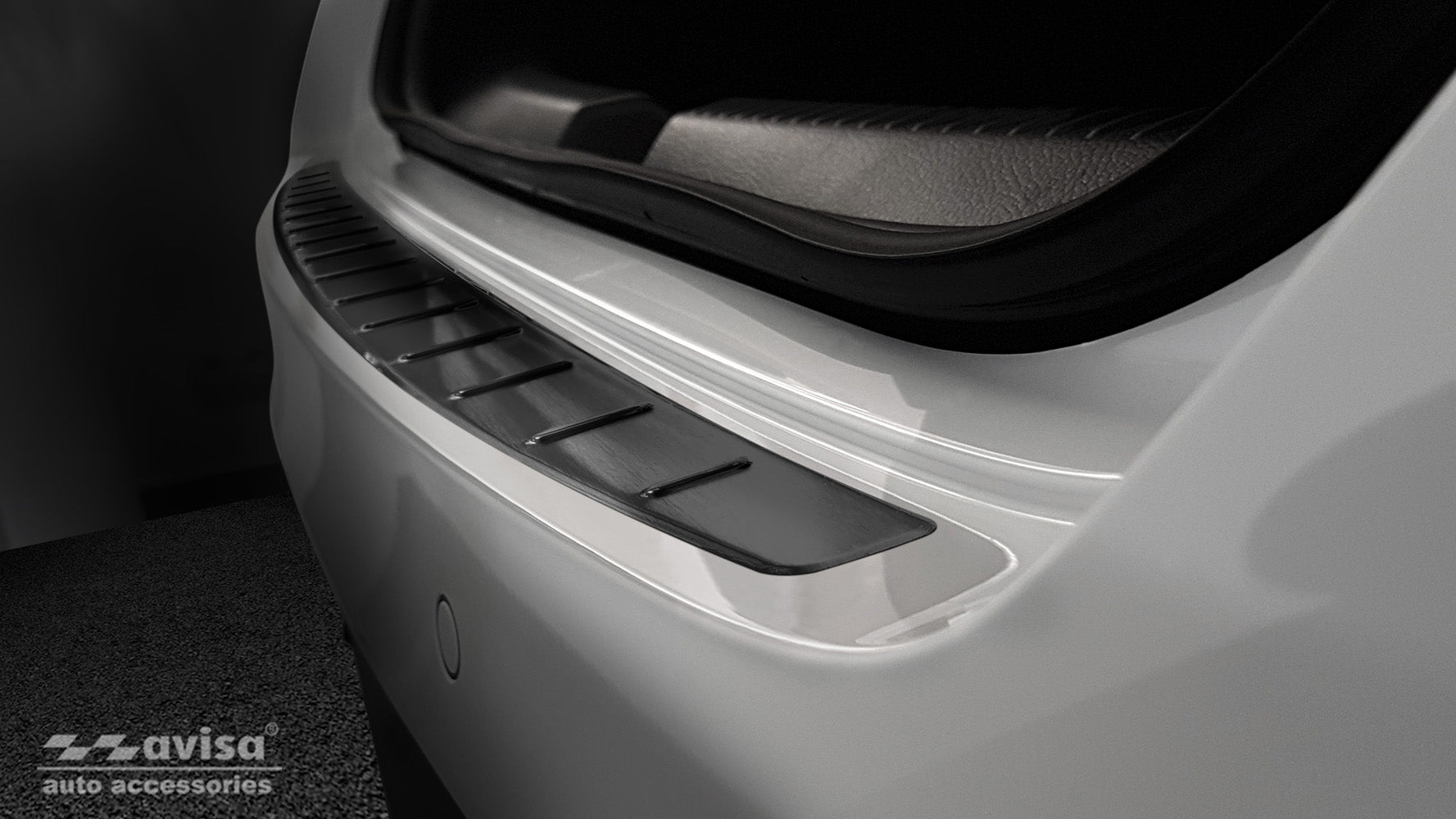 Lastskydd Mercedes Cla II (C118) sedan 2019+ – Svart (2/45231) – detaljbild 3