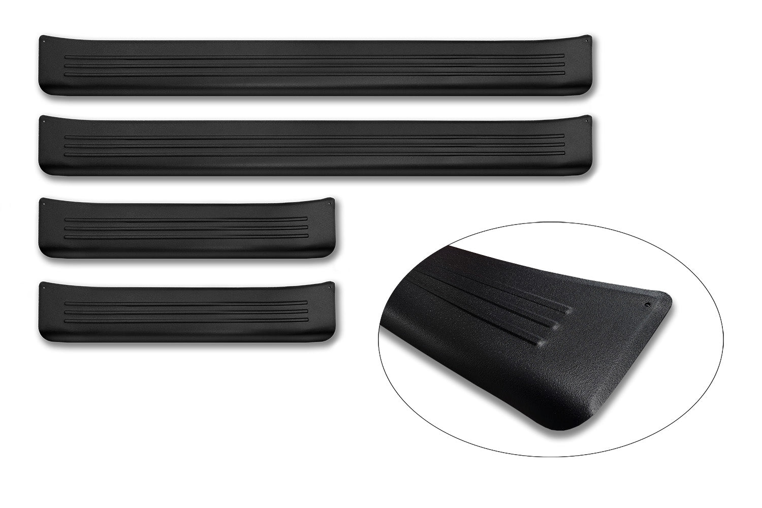 Tröskelskydd Black Mat Jaecoo J7 2023+ – Mattsvart