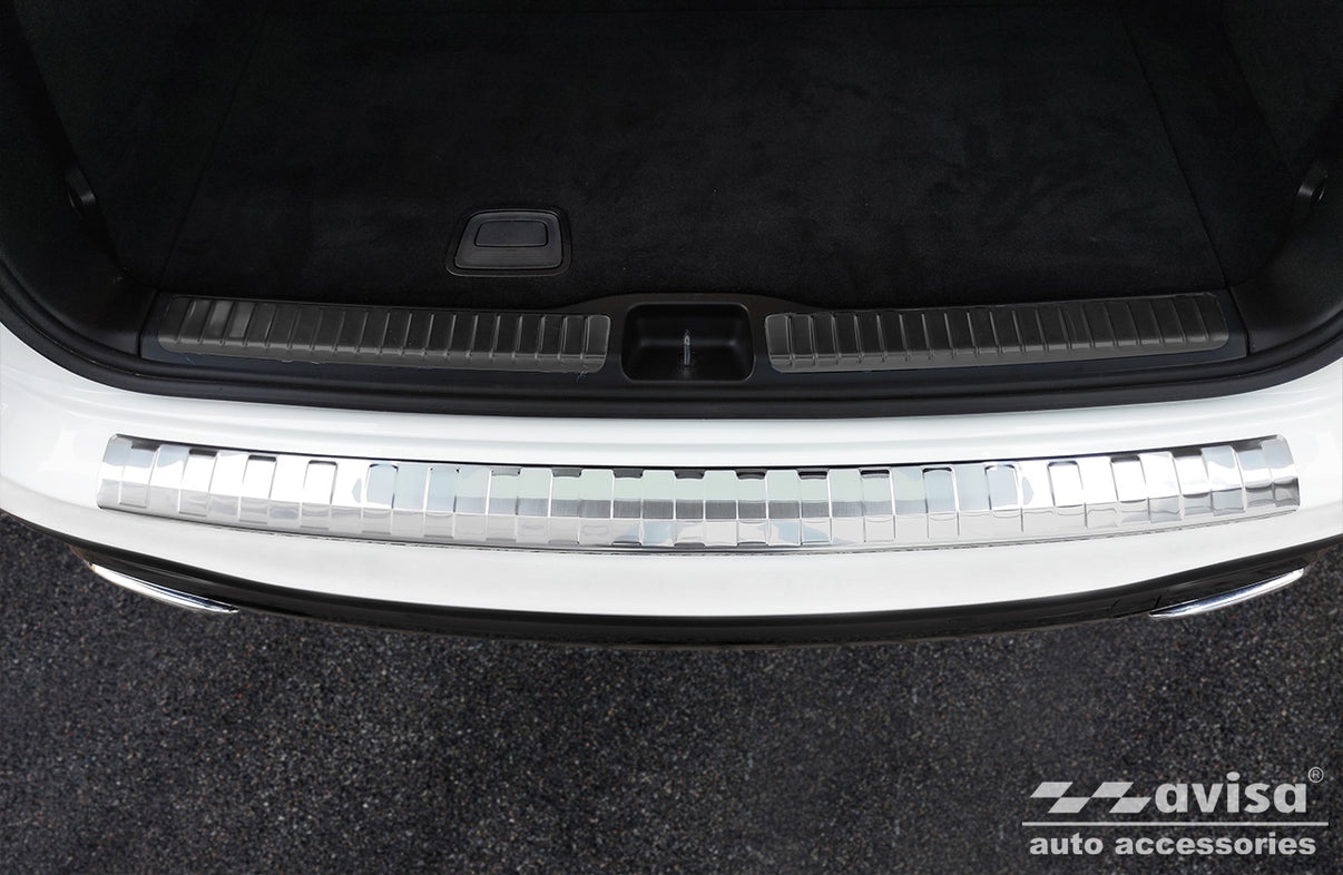 Lastskydd Mercedes Gls II (X167) 2019–2023, facelift 2023+ >/ Mercedes Gls II (X167) 63 AMG 2019–2023, facelift 2023+ > – Silver satin – detaljbild 3