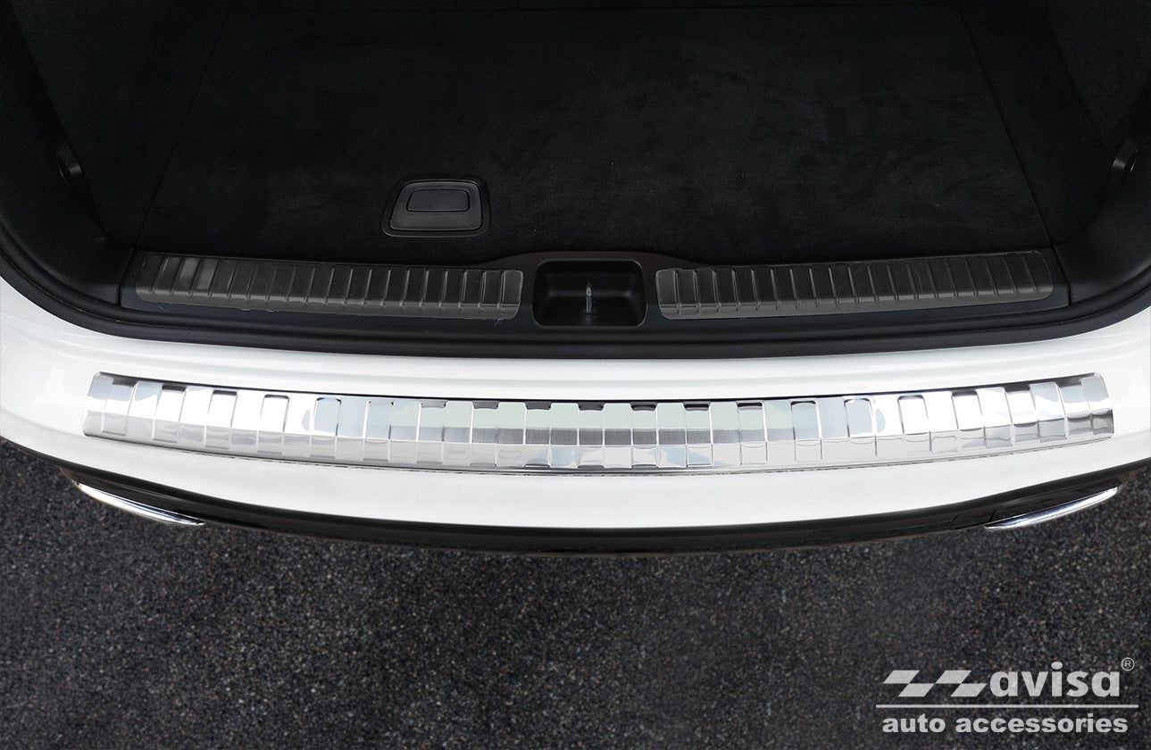 Lastskydd Mercedes Gls II (X167) 2019–2023, facelift 2023+ >/ Mercedes Gls II (X167) 63 AMG 2019–2023, facelift 2023+ > – Silver satin – detaljbild 3