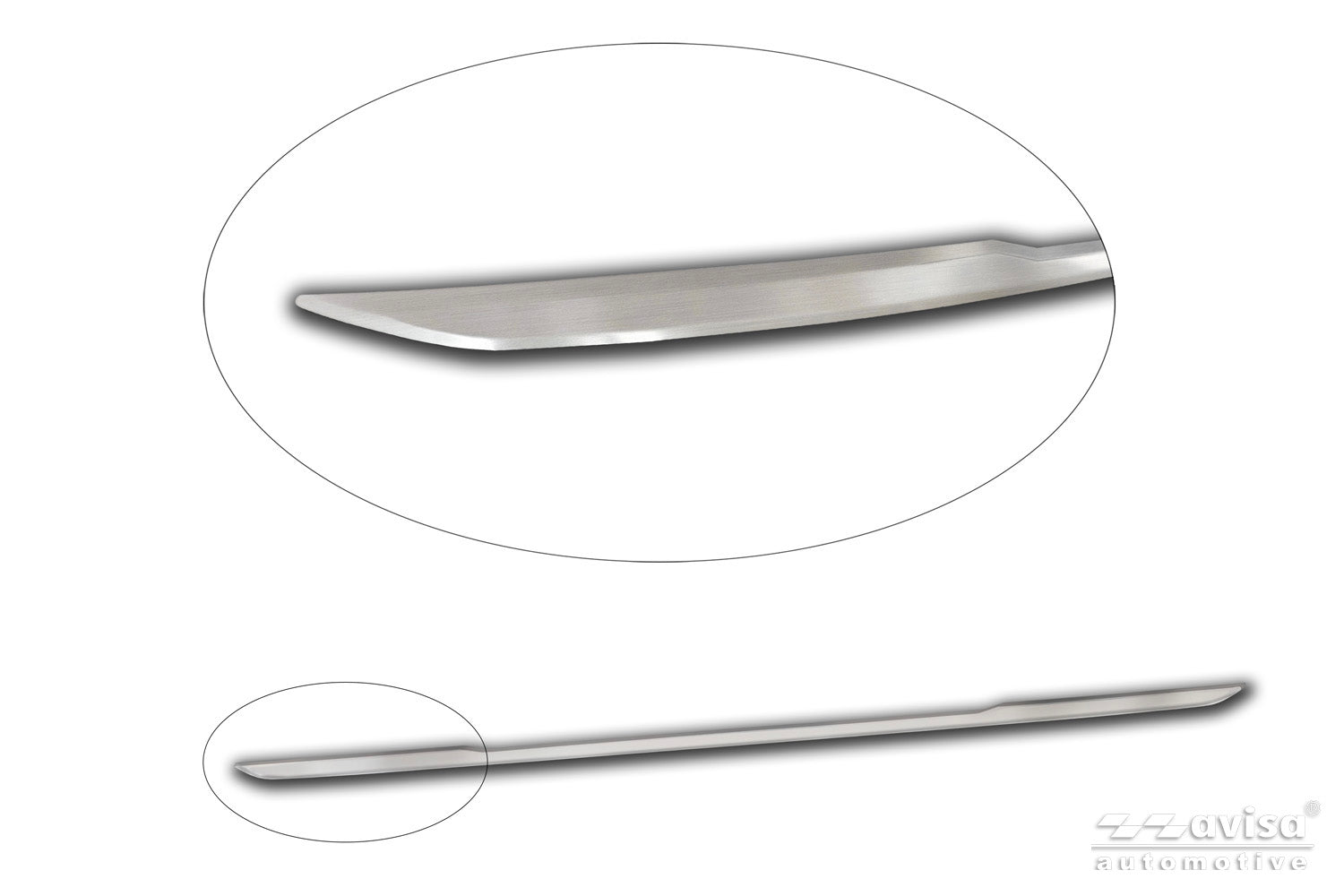 Bakluckelist Volkswagen Taigo 2021+ – Silver satin