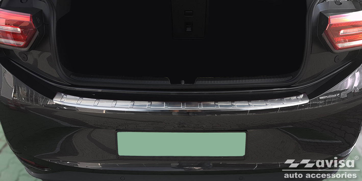 Lastskydd Volkswagen ID.3 halvkombi 5-dörrars 2019–2023, facelift 2023+ – Silver satin – detaljbild 3