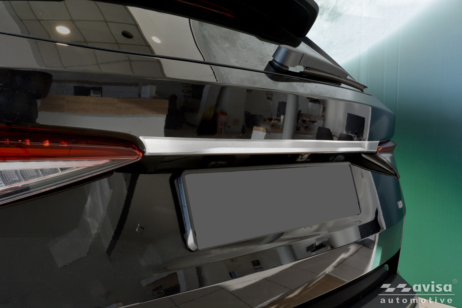 Bakluckelist Skoda Elroq 2025+ – Silver satin – detaljbild 3