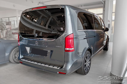 Lastskydd Strong Edition Mercedes V Class W447/ Vito III/ Marco Polo 2014–2019, facelift 2019–2024, facelift 2024+ (fit only… – Silver satin – detaljbild 2
