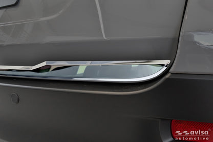 Bakluckelist Mazda CX-5 III 2025+ – Spegelpolerat silver – detaljbild 3