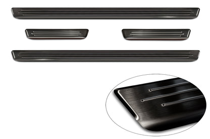 Tröskelskydd Lines Fiat 600 2023+ – Svart
