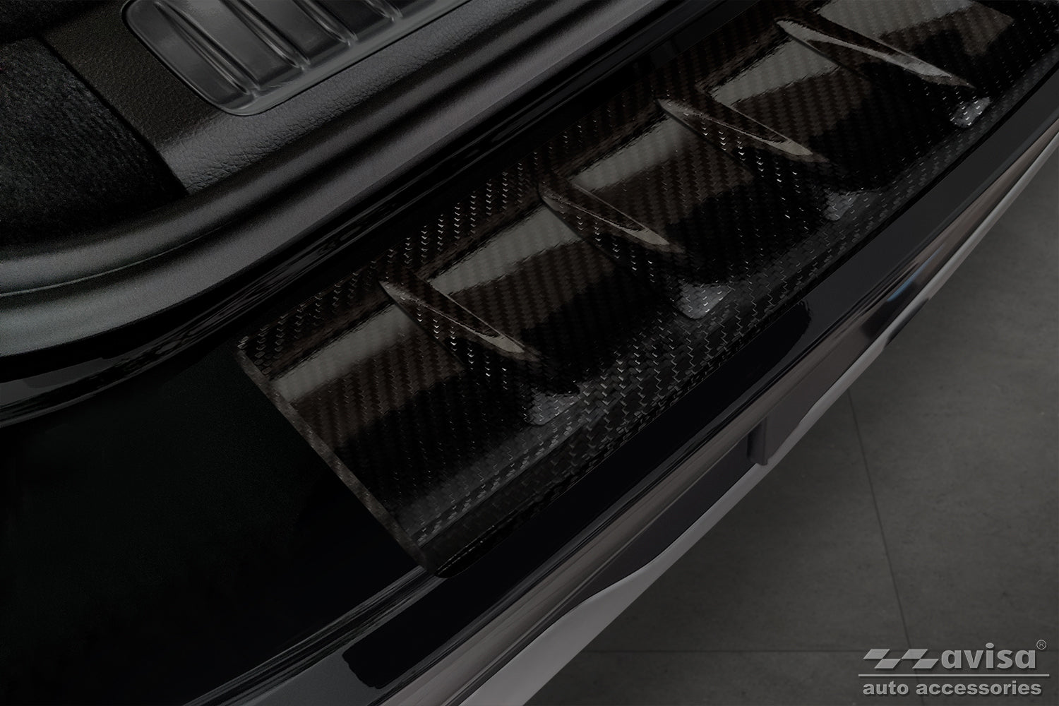 Lastskydd Mercedes Eqs (X296) 2022+ – Svart – detaljbild 3