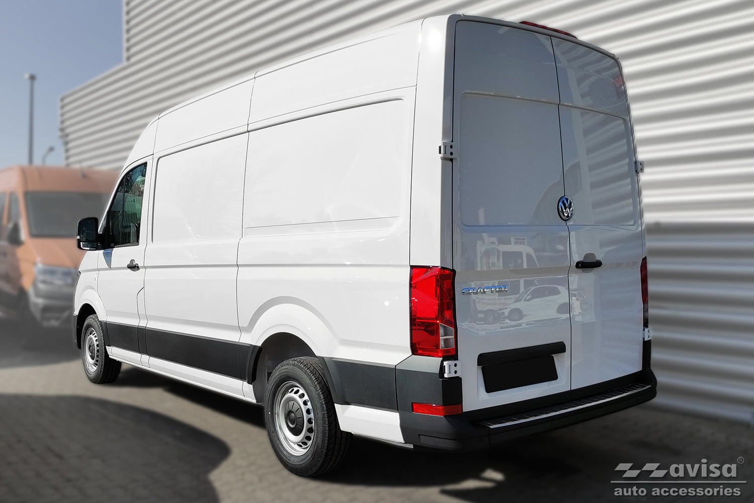 Lastskydd Volkswagen Crafter II 2017–2024, facelift 2024+ – Svart (2/45288) – detaljbild 2