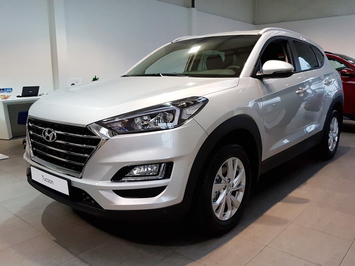 Lastskydd Hyundai Tucson III facelift 2018–2020 – Svart – detaljbild 3