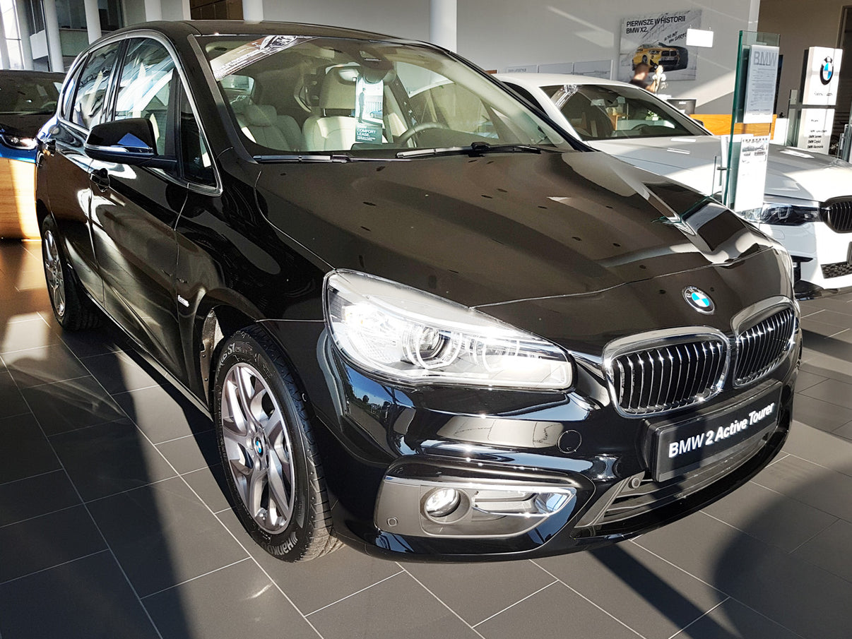 Lastskydd BMW 2 Active Tourer 2014–2018, facelift 2018–2021 – Silver satin – detaljbild 3