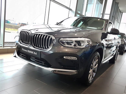 Lastskydd BMW X4 II (GO2) 2018–2021, facelift 2021+ – Silver satin – detaljbild 3