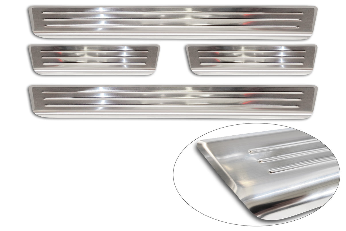 Tröskelskydd Lines Opel Mokka II B 2020+ – Silver satin