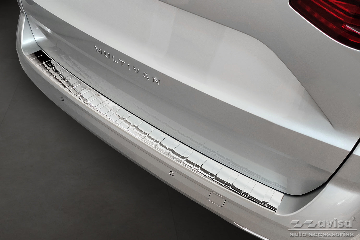 Lastskydd Volkswagen Multivan T7 2021+/ Family 2025/ California 2025+ Spegelpolerat silver – detaljbild 3
