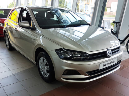 Lastskydd Volkswagen Polo VI halvkombi 5-dörrars 2017–2021, facelift 2021+ – Silver satin – detaljbild 3