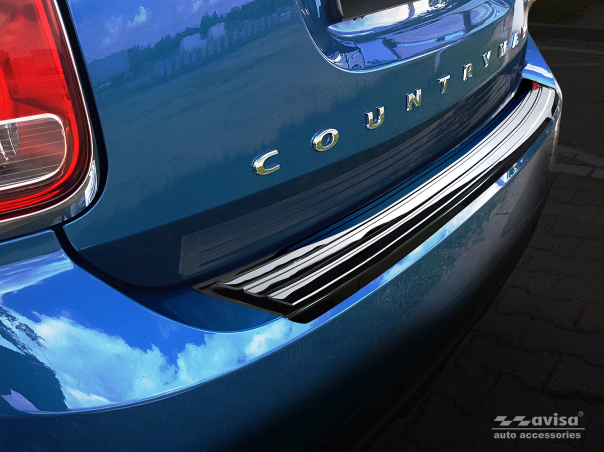 Lastskydd Mini Countryman F60 crossover facelift 2016–2020 – Spegelblank svart – detaljbild 2