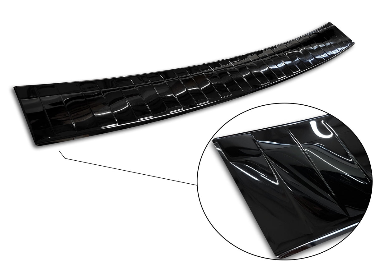 Lastskydd Volvo V70 III facelift 2014–2016 – Spegelblank svart
