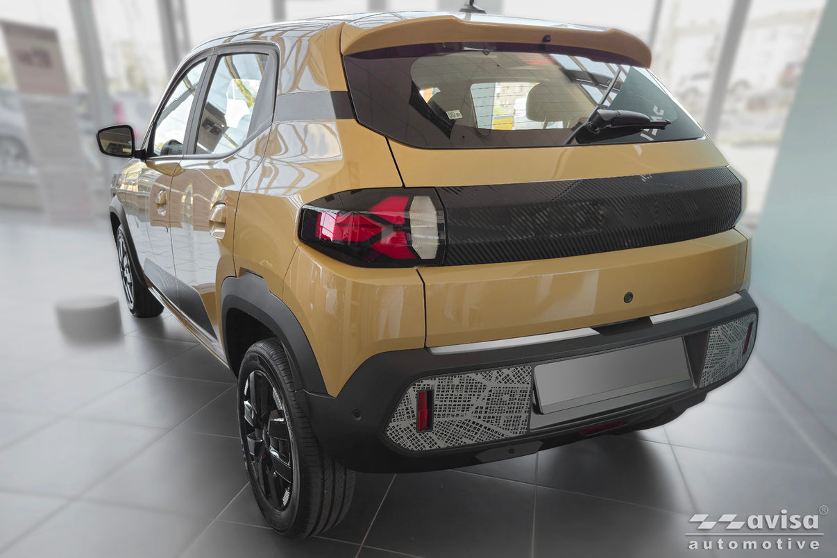 Lastskydd Soft Silver Dacia Spring facelift 2024+ – Soft Silver – detaljbild 2