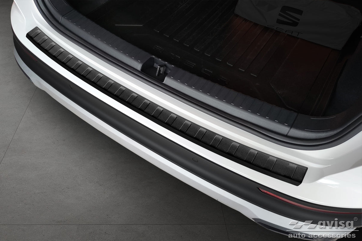 Lastskydd Black Mat Seat Ateca 5-dörrars crossover 2016–2020, facelift 2020+ / Seat Cupra Ateca 2018+ – Mattsvart – detaljbild 2