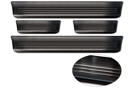 Tröskelskydd Lines Tesla modell S liftback 2012–2016, facelift 2016+ – Svart
