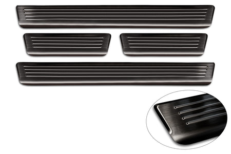 Tröskelskydd Lines Skoda Octavia IV liftback/ Kombi 2019–2024 facelift 2024+ – Svart