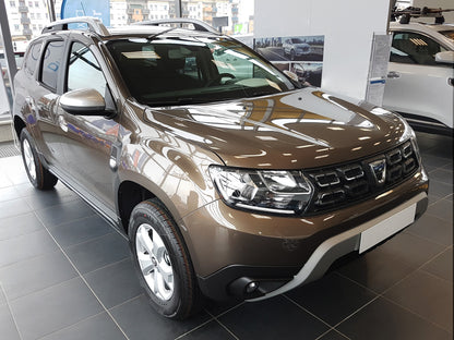 Lastskydd Dacia Duster II 2017–2021, facelift 2021–2024 – Silver satin – detaljbild 3
