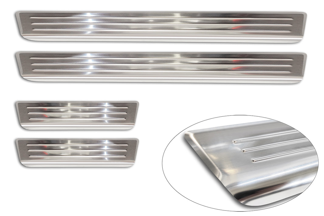 Tröskelskydd Lines Skoda Fabia IV halvkombi 2021+ – Silver satin