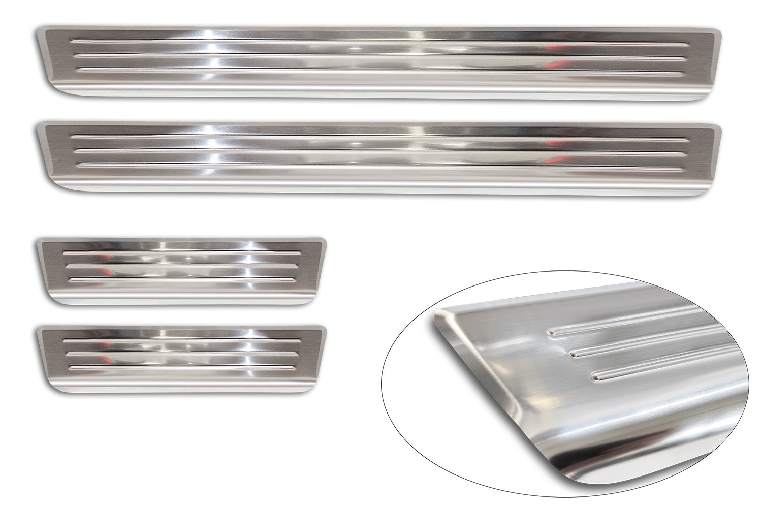 Tröskelskydd Lines Skoda Fabia IV halvkombi 2021+ – Silver satin