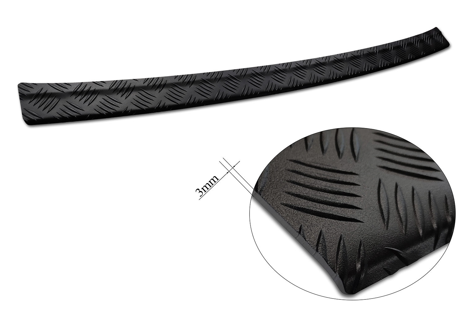 Lastskydd Black Mat Toyota Highlander IV( XU70) 2019+ – Mattsvart