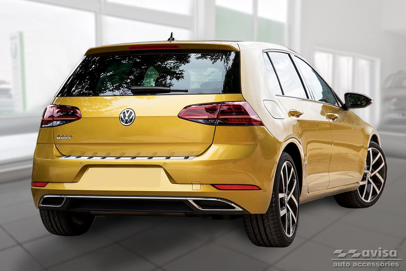 Lastskydd Strong Edition Volkswagen Golf VII 5-dörrars/ 3-dörrars halvkombi 2012–2017, facelift 2017–2019 – Silver – detaljbild 2