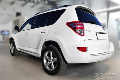 Lastskydd Toyota RAV4 III 2005–2008, facelift 2008–2012 – Silver satin – detaljbild 2