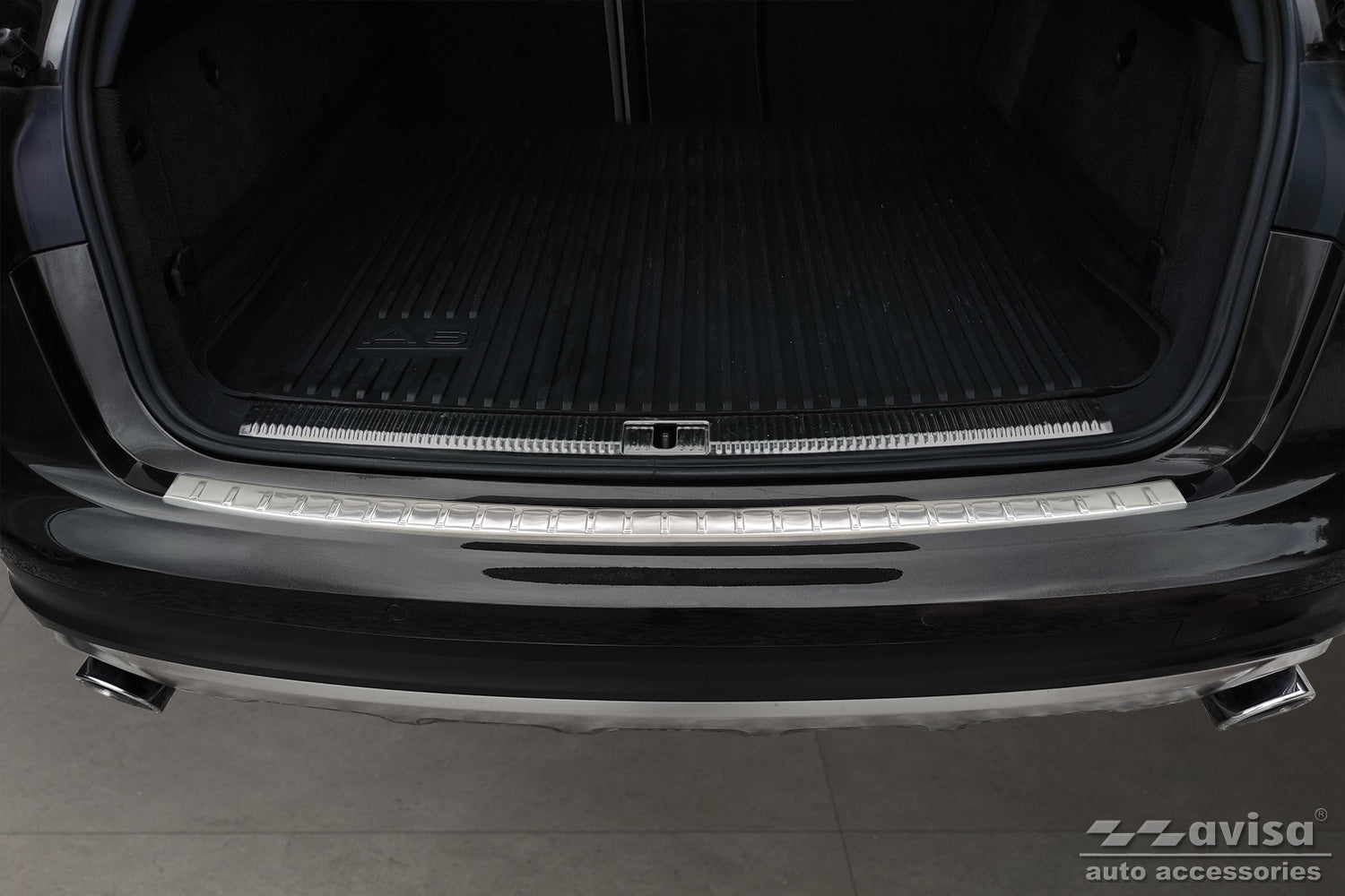 Lastskydd Audi A6 C7 Allroad 2012–2014, facelift 2014–2018 – Silver satin – detaljbild 3