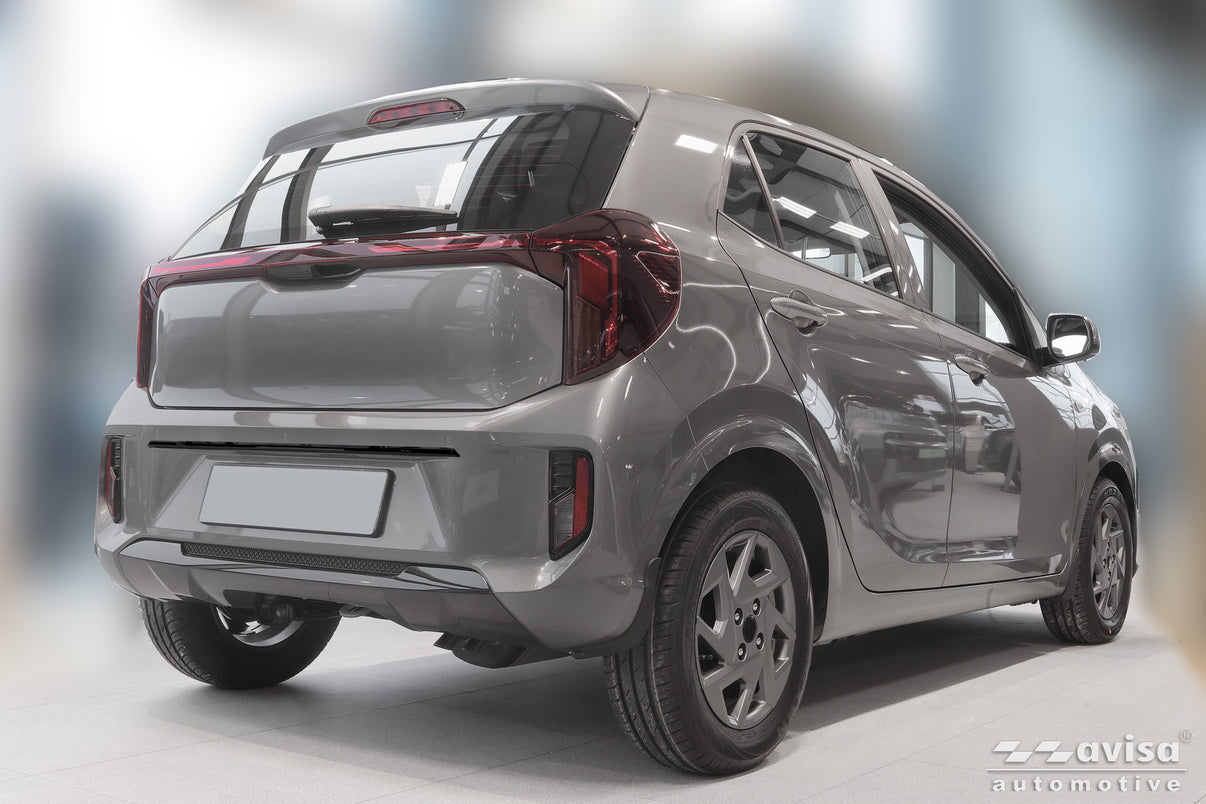 Bakluckelist Picanto III facelift 2024+ – Spegelblank svart – detaljbild 2