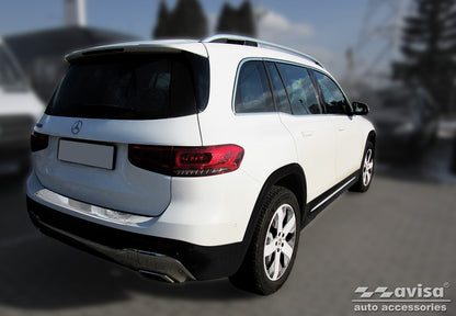 Lastskydd Mercedes Glb (X247) crossover 2019–2025/ Mercedes Glb AMG (X247) 2019–2025 – Silver satin – detaljbild 2