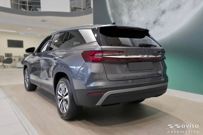 Bakluckelist Skoda Kodiaq II 2024+ – Spegelpolerat silver – detaljbild 2