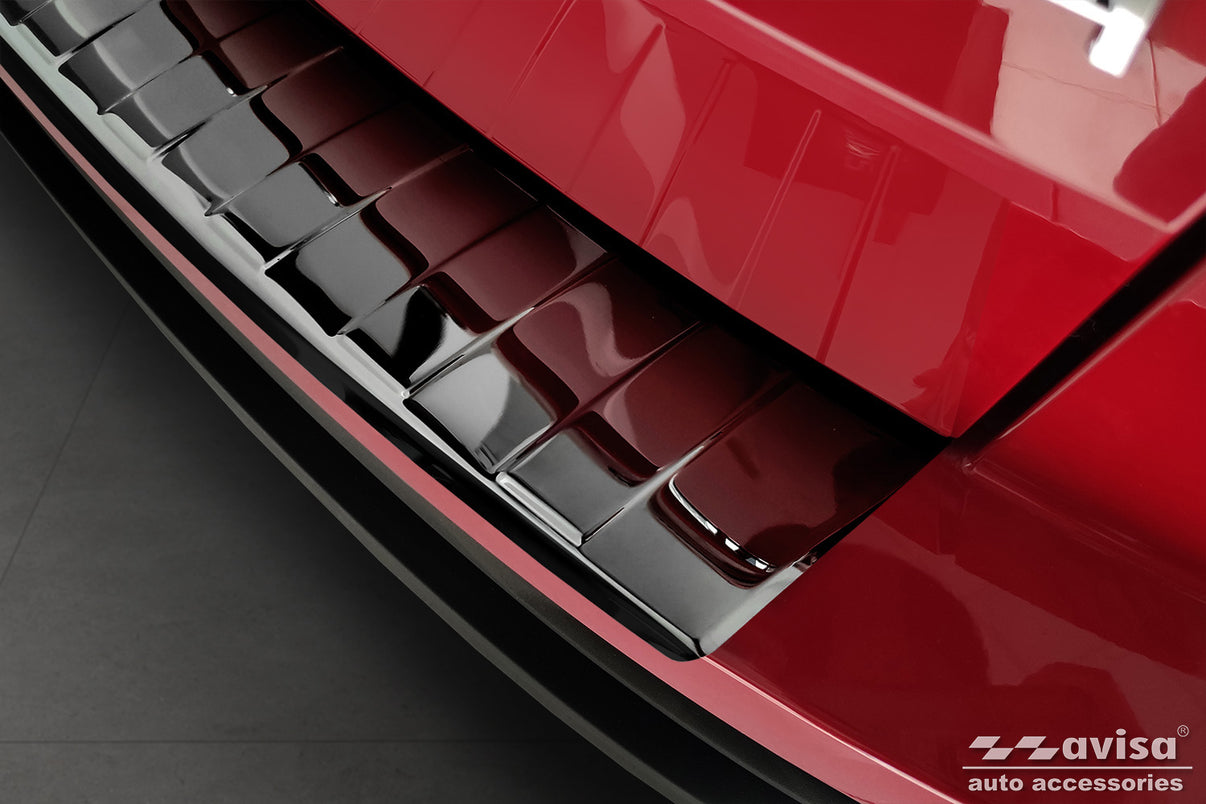 Lastskydd Skoda Karoq facelift 2022+/ Sportline facelift 2022+ – Spegelblank svart – detaljbild 3