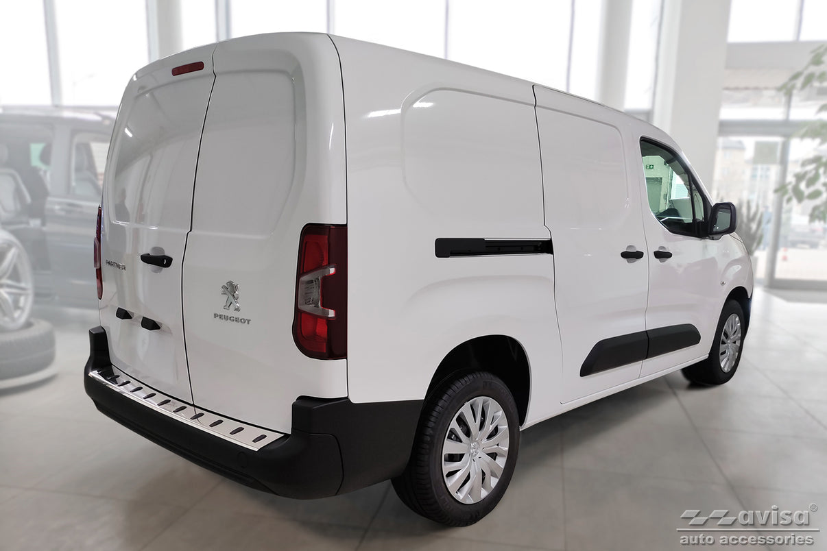 Lastskydd Strong Edition Citroen Berlingo II 2008–2015, facelift 2015–2018 m.fl. – Silver satin – detaljbild 3