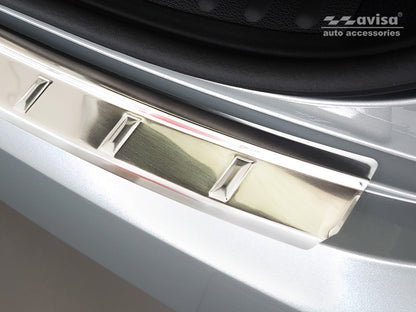 Lastskydd Kia Ceed SW/ wagon 2018–2021, facelift 2021+ – Silver satin – detaljbild 2