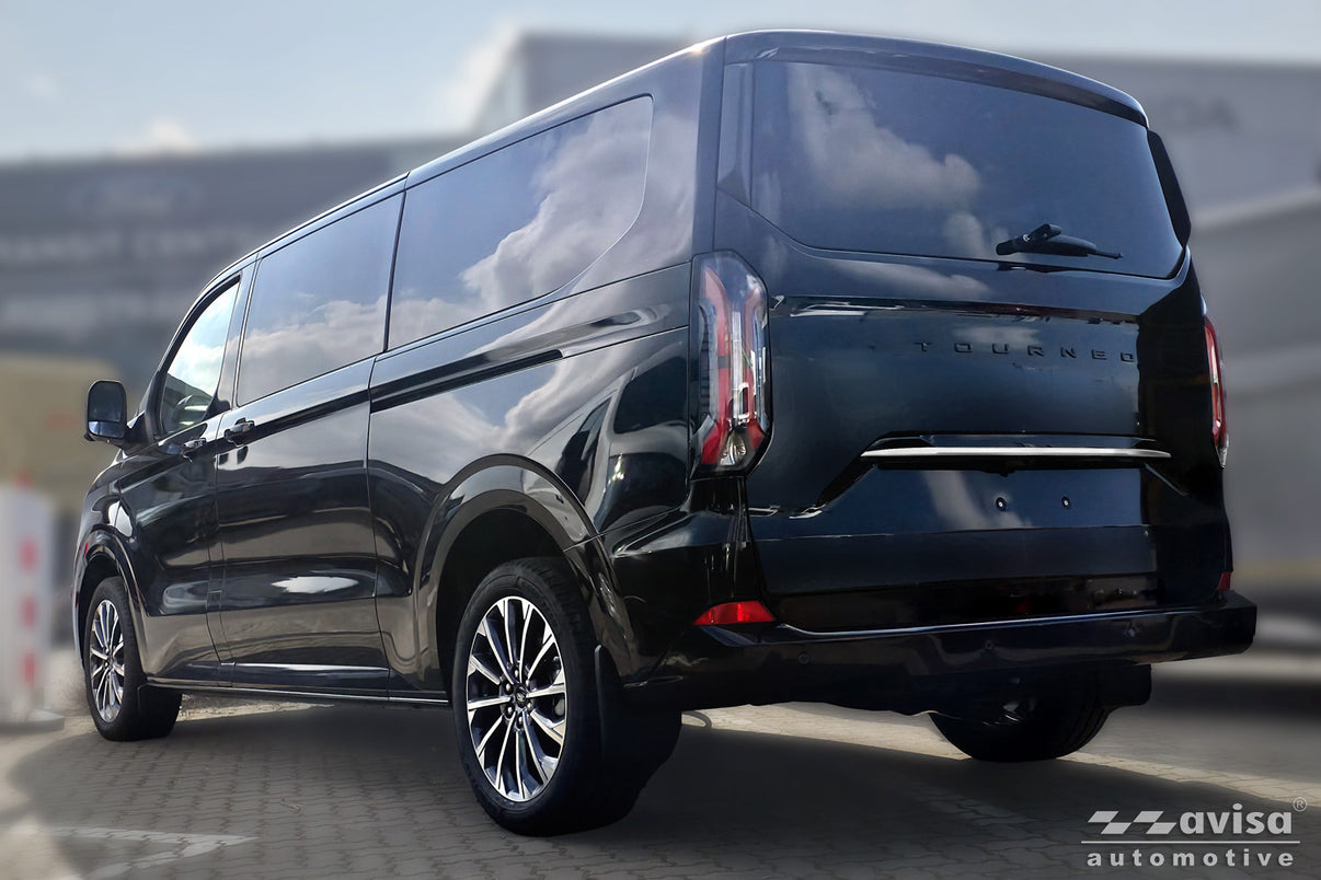 Bakluckelist Ford Tourneo Custom II 2023+ – Silver satin (2/36202) – detaljbild 2