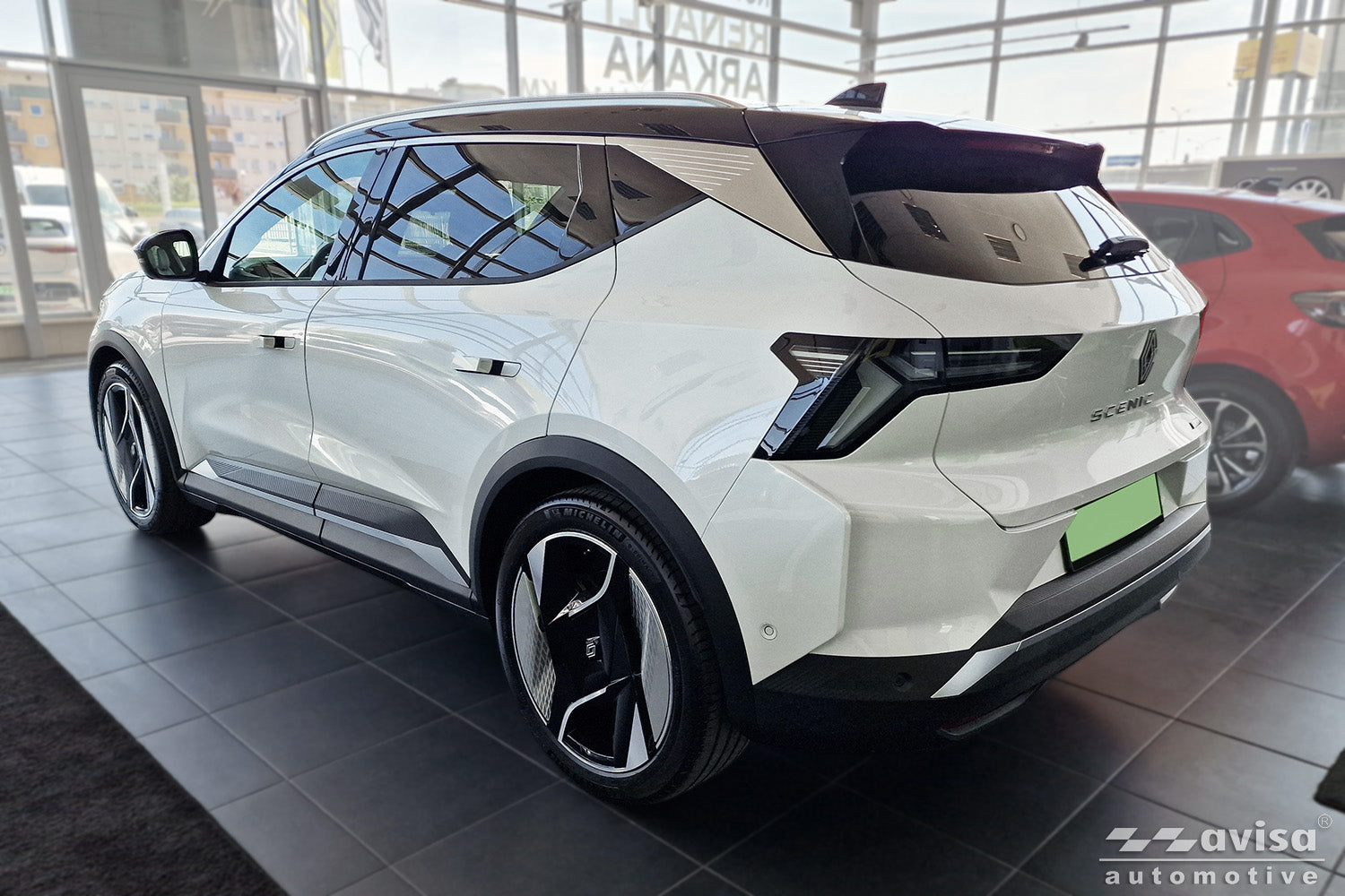 Lastskydd Renault Scenic E-Tech Electric 2024+ – Silver – detaljbild 2