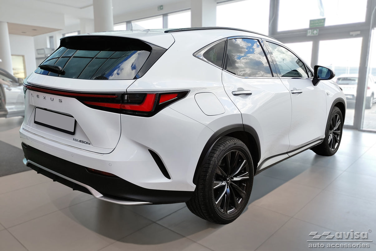 Lastskydd Lexus NX II (AZ20) 2021+ / Lexus RX 450 2025+ > – Silver satin – detaljbild 2