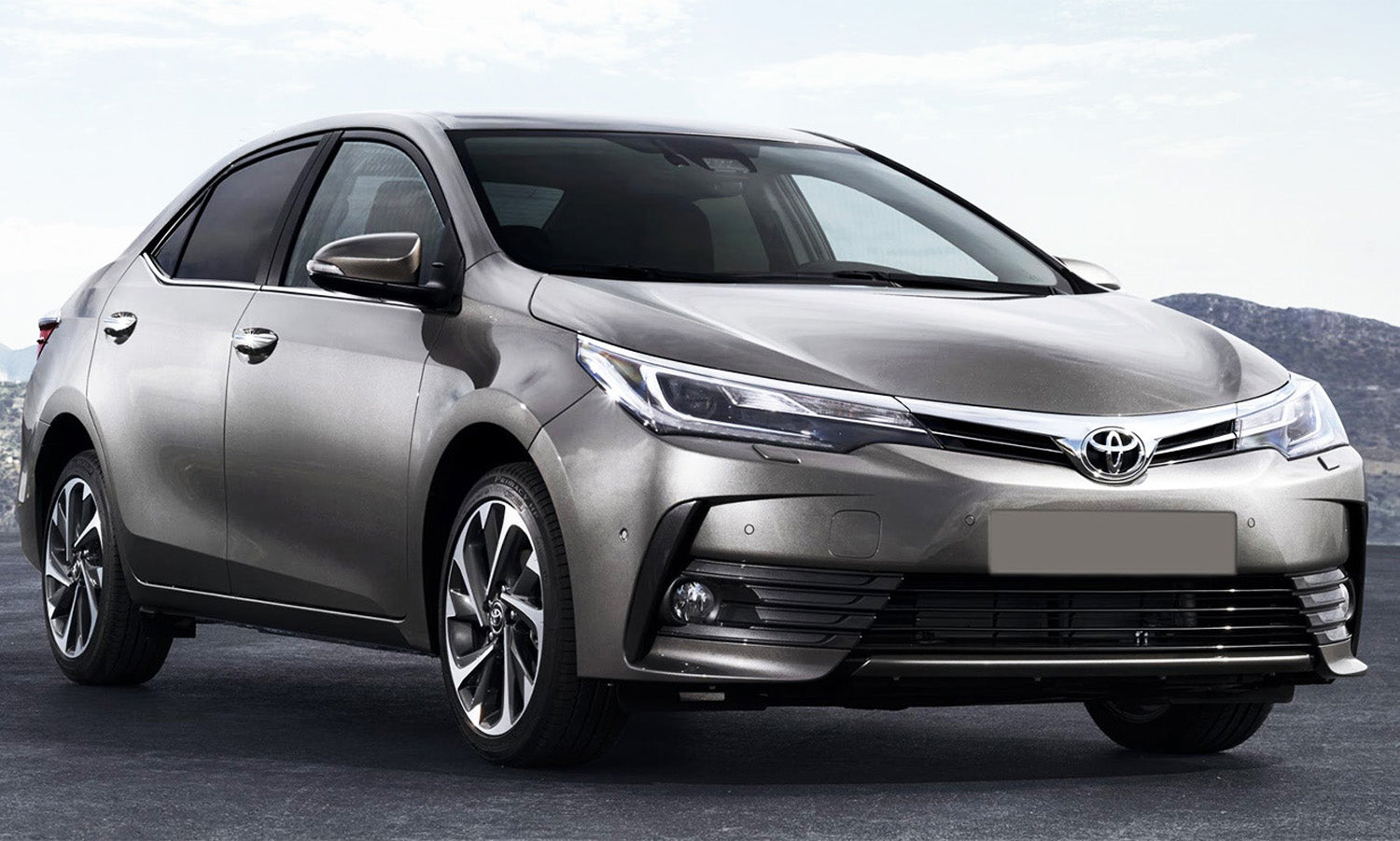 Lastskydd Toyota Corolla XI 2014+ (American version) – Silver satin – detaljbild 3