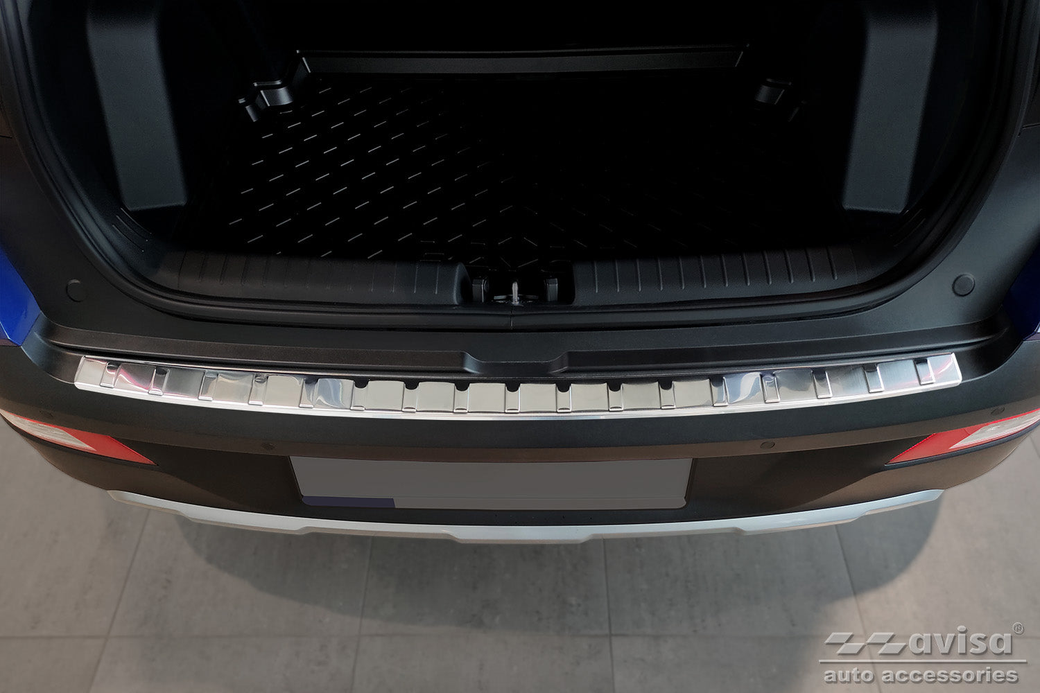 Lastskydd Hyundai Bayon 2021–2024 facelift 2024+ – Silver satin – detaljbild 3
