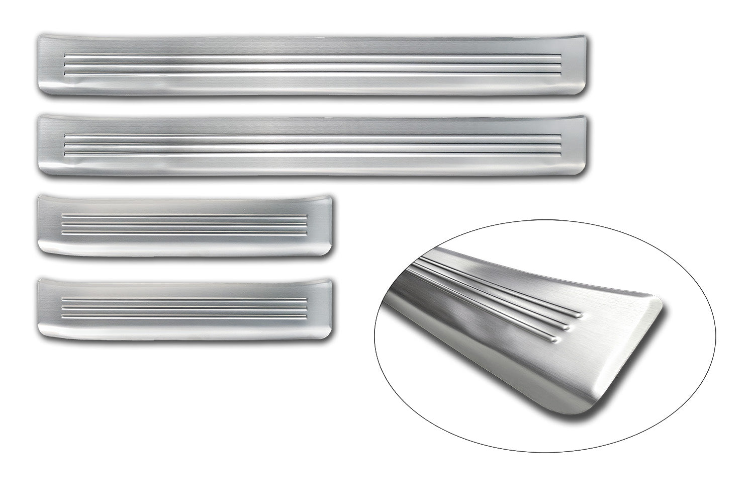 Tröskelskydd Lines Jaecoo J7 2023+ – Silver satin