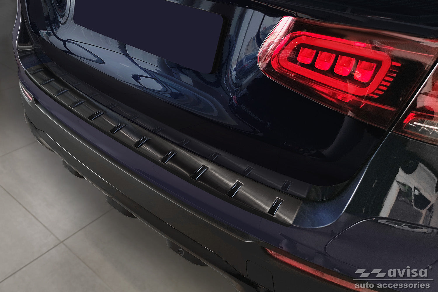 Lastskydd Strong Edition Mercedes Glc (X253) 5-dörrars/ Hybrid 2015–2019, facelift 2019–2022 – Svart – detaljbild 3