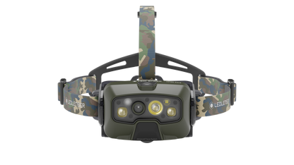 LEDLENSER HF8R Core RGB Camo - produktbillede set forfra | LED LINSER