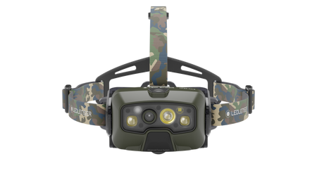 LEDLENSER HF8R Core RGB Camo - produktbillede set forfra | LED LINSER