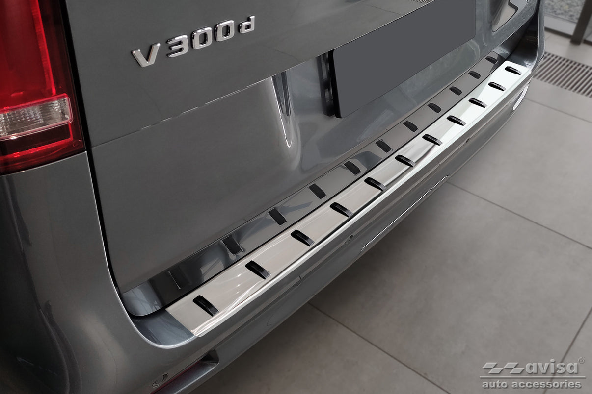 Lastskydd Strong Edition Mercedes V Class W447/ Vito III/ Marco Polo 2014–2019, facelift 2019–2024, facelift 2024+ (fit only… – Silver satin – detaljbild 3